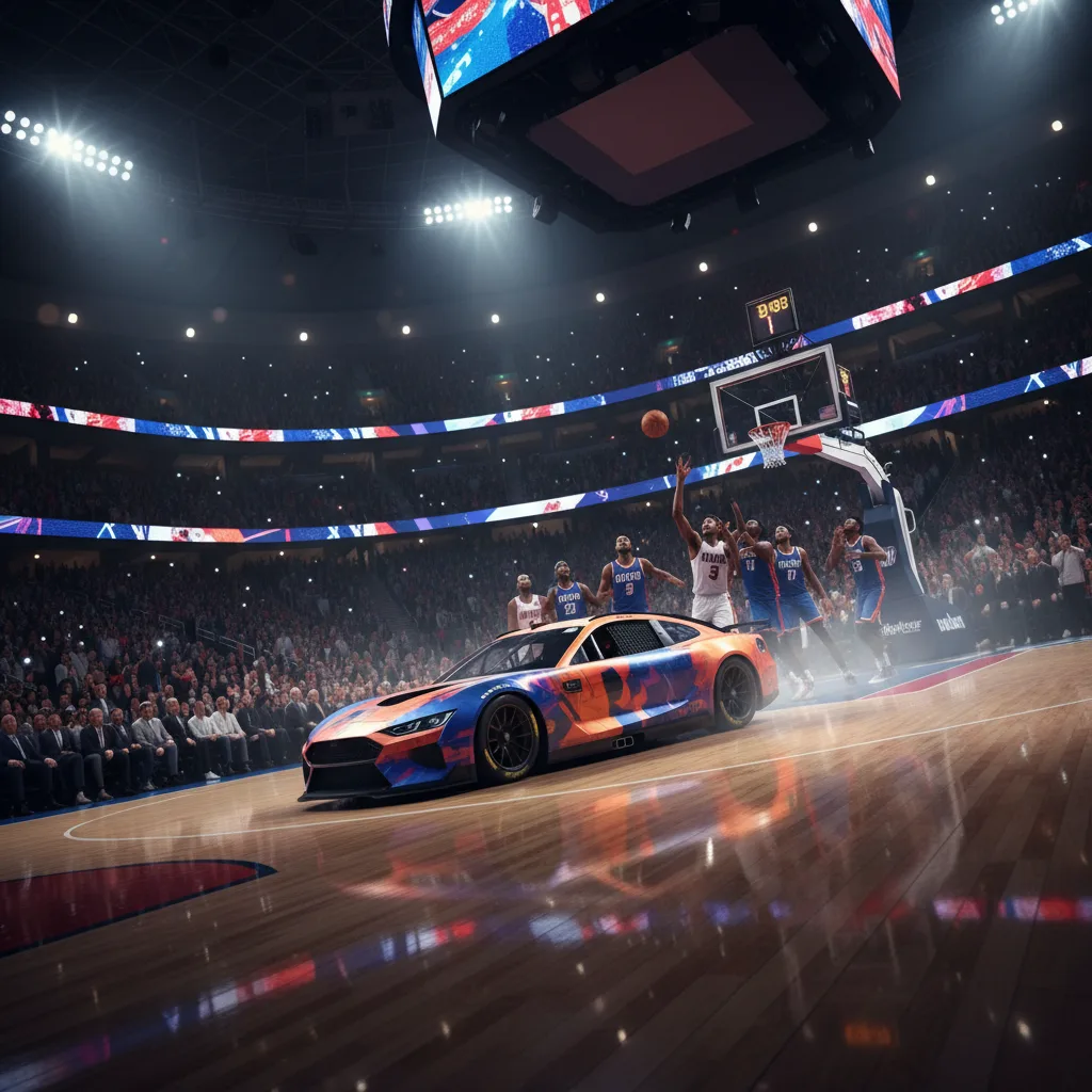 NBA新科狀元Flagg體驗NASCAR賽道 與19歲菜鳥車手Zilisch對談
