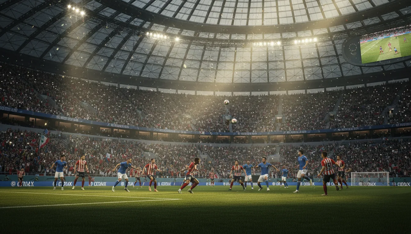 2026 FIFA世界盃賽制與美加墨三國舉辦地點示意