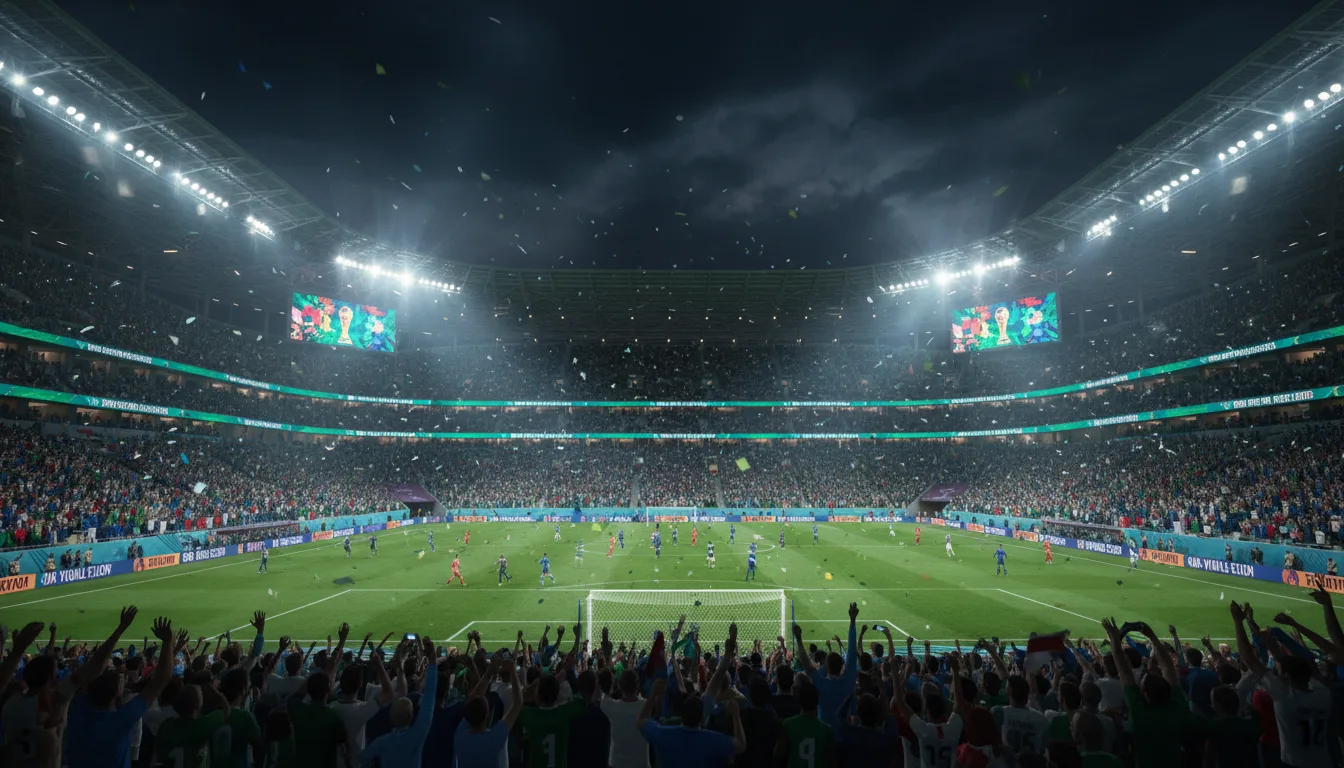 Peacock西班牙語世界盃中樞與Pitchside Live功能示意