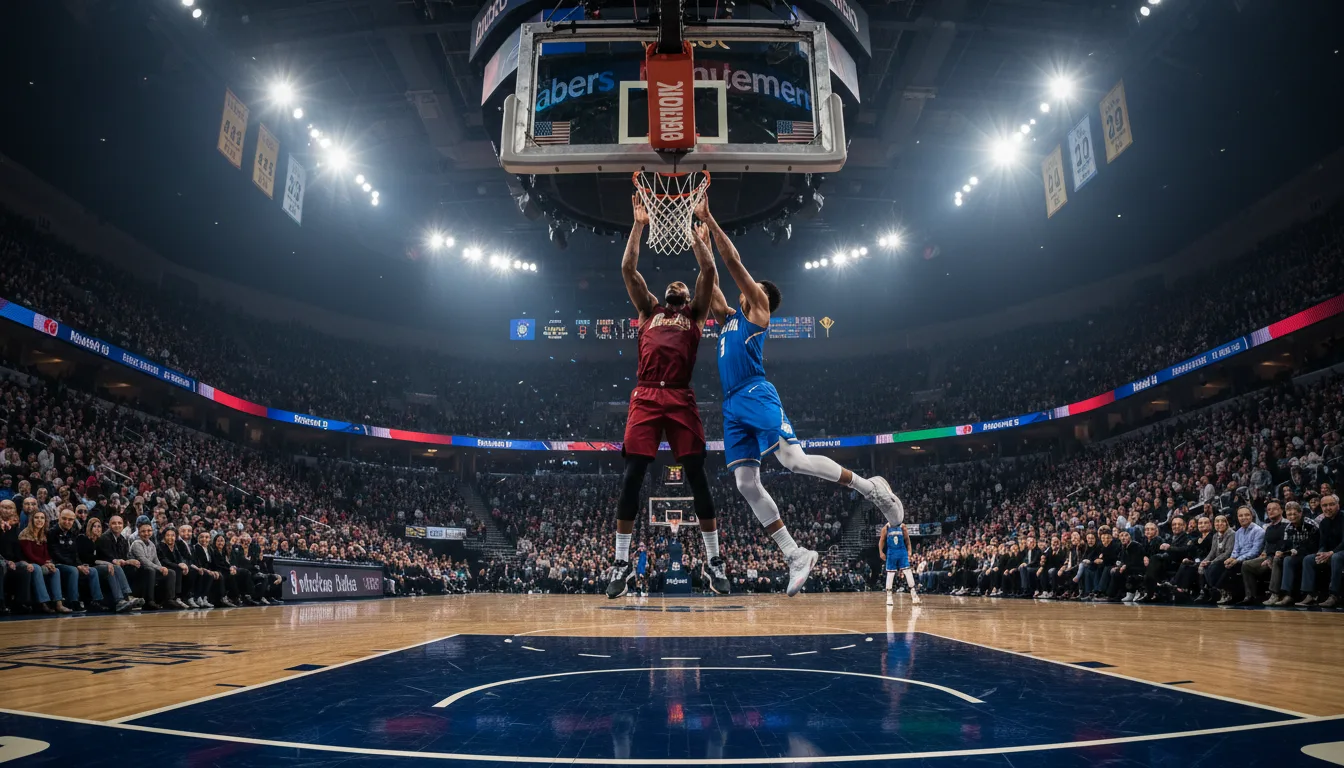 NBA季後賽裁判執法現場
