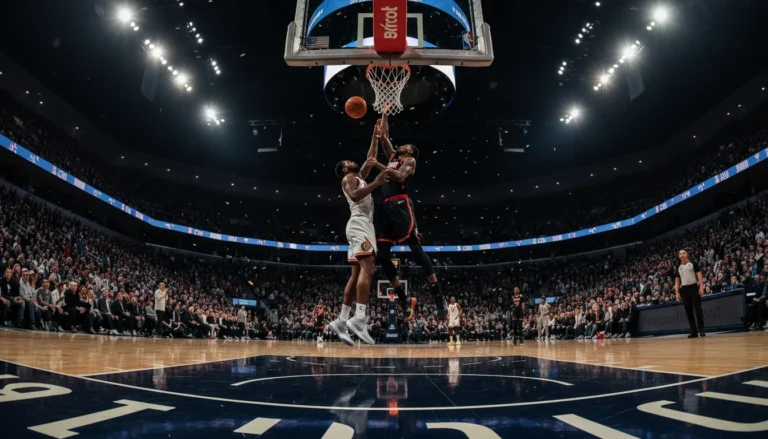 NBA 選秀大會現場，球隊高管與新秀互動