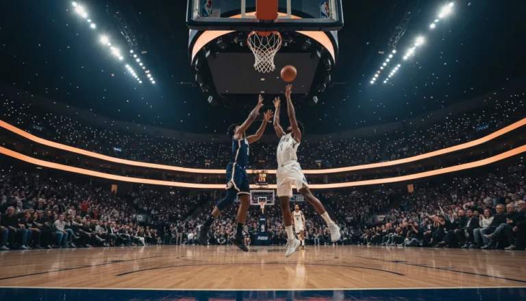 NBA 球星在比賽中的精彩表現與對陣情景