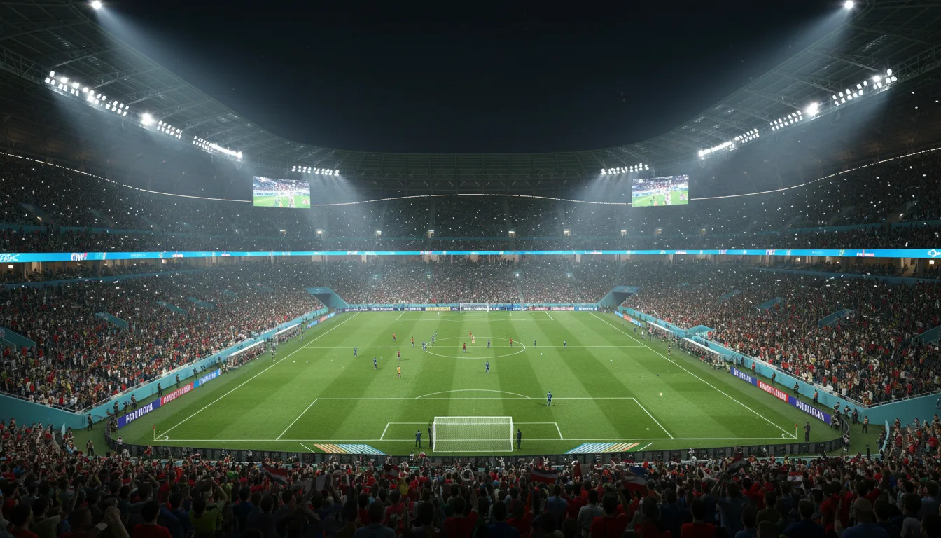2026年FIFA世界盃官方標誌及賽事場地示意圖