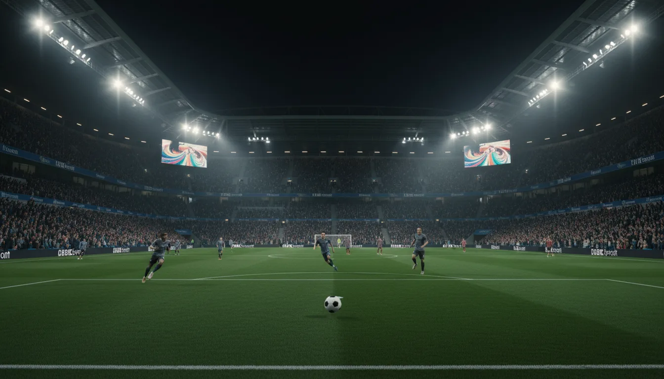 BBC Sport 足球測驗介面展示，呈現猜測球員與知識挑戰問題