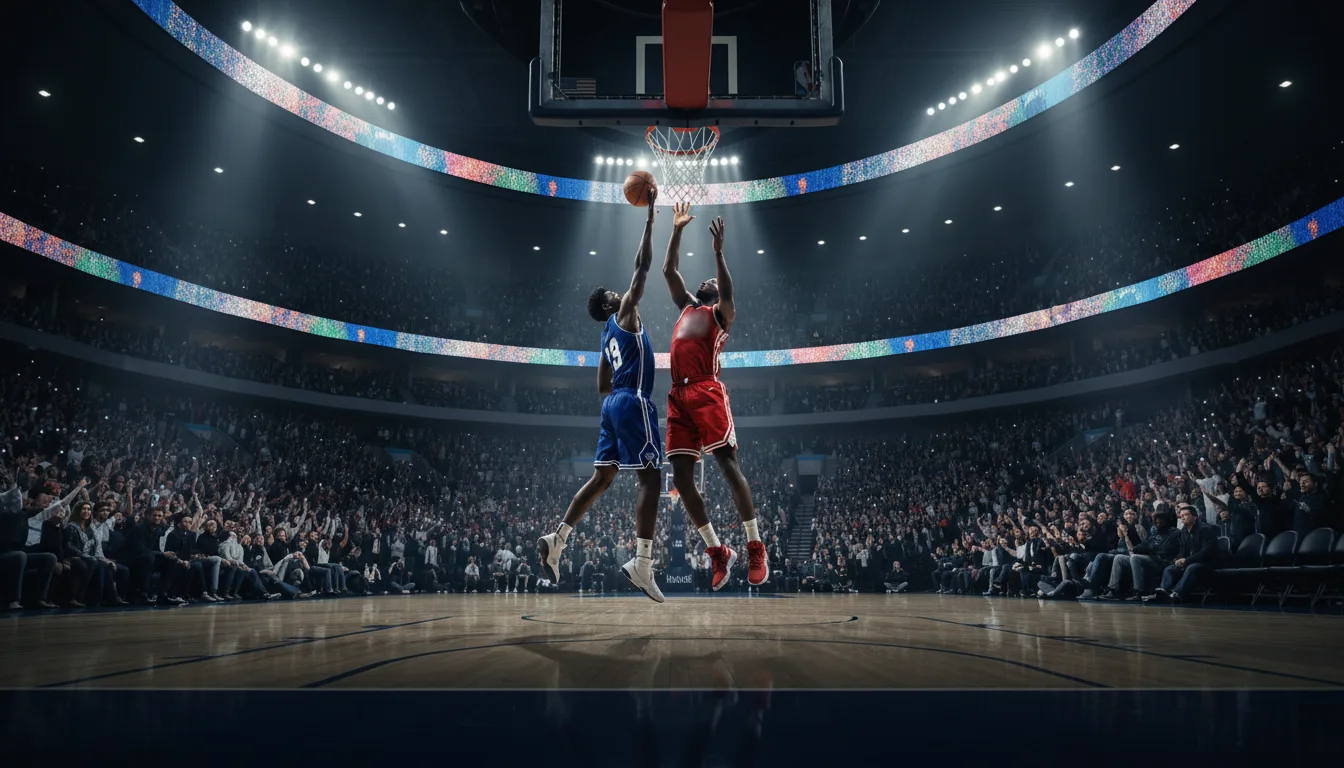 NBA 幻想籃球選秀會場景